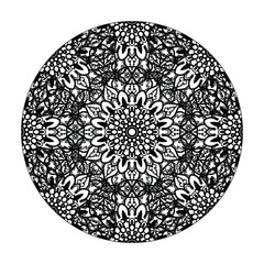 Hand drawn mandala. decoration in ethnic oriental  doodle ornament.