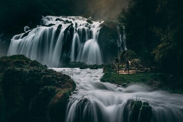 Fototapeta na wymiar Italy waterfall