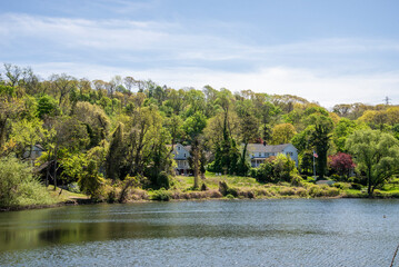 Waterfront houses