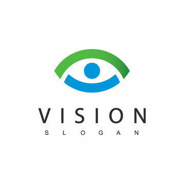 Eye Logo Design Template, Vision Logotype concept.
