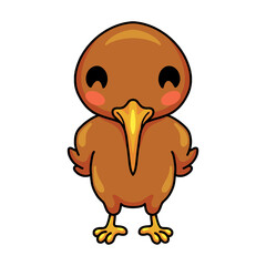 Cute little kiwi bird cartoon
