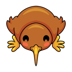 Cute little kiwi bird cartoon