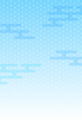 和紙　暑中見舞い　和紙　背景