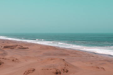 beach and sea