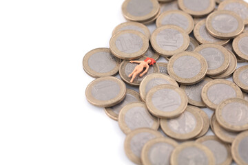 Miniature creative rich people's comfort and win