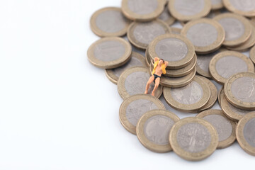 Miniature creative rich people's comfort and win