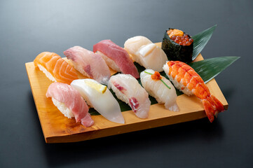 寿司の盛り合わせ　握り寿司