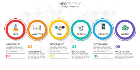 Infographic elements for content, diagram, flowchart, steps, parts, timeline, workflow, chart.