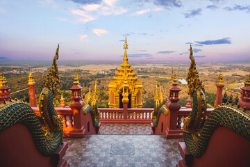 Wat Doi Prachan Mae Tha or Wat Phra That Doi Phra Chan in Lampang, Thailand