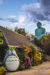 Wat Doi Prachan Mae Tha or Wat Phra That Doi Phra Chan in Lampang, Thailand