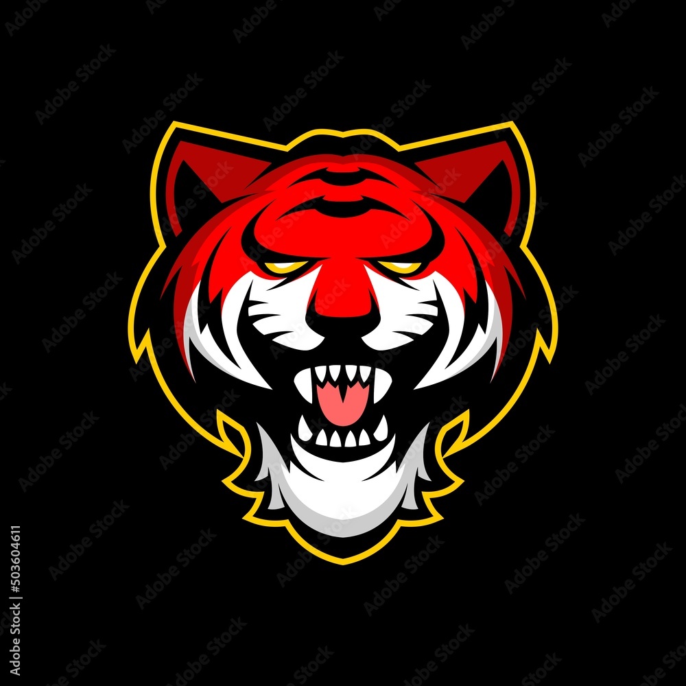 Sticker tiger logo esport