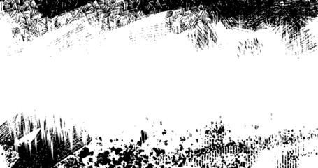 vector illustration of abstract grunge halftone black and white distressed background