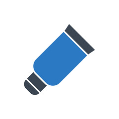 Tooth Paste Tube Glyph Icon