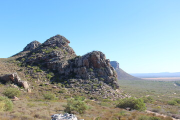 Rock formation, Klein Tafelberg, Cape Town, South Africa