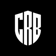 GRB letter logo design. GRB modern letter logo with black background. GRB creative  letter logo. simple and modern letter logo. vector logo modern alphabet font overlap style. Initial letters GRB  - obrazy, fototapety, plakaty