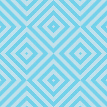 Geometry rhombus zig zag vector seamless pattern, blue color herringbone line ornament abstract background illustration for flannel tartan plain fabric textile print, wallpaper and paper wrapping