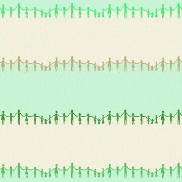 pattern with people 
