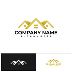 House logo vector template, Creative House logo design concepts