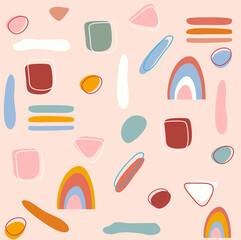 Geometric pattern, pastel colors, best for your wallpaper and backdrop