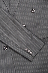Top View of Double breasted Pinstripe Suit