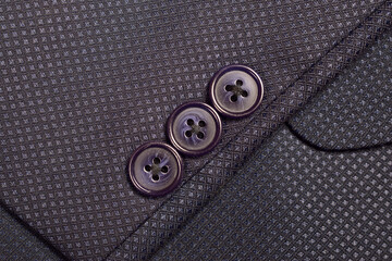 Closuep of coat button cloth