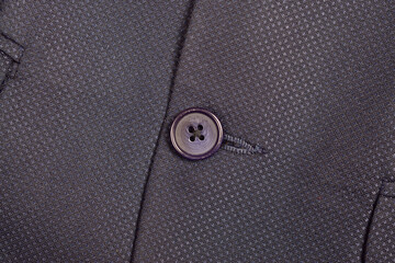Closeup of coated button 