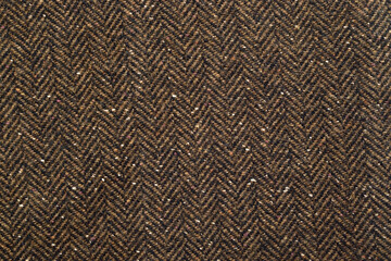 Top View of Herringbone Cloth Texture Background