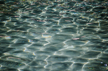 Abstract pattern of clear water surface.