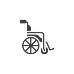 Wheelchair vector icon