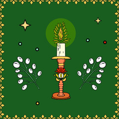 Vintage, retro, antique, hand drawn illustration in vintage style, vector. Great for print, poster, website, banner, fabric