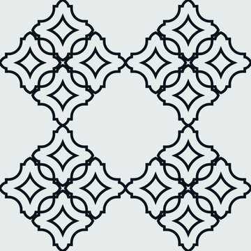Ornament and Geometric Seamless Pattern