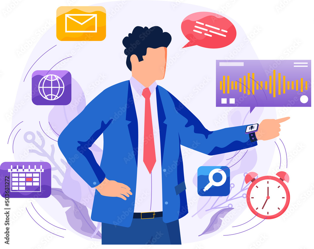 Poster voice assistant software agent perform tasks for user. speaker recognition, vote controlled smart sp