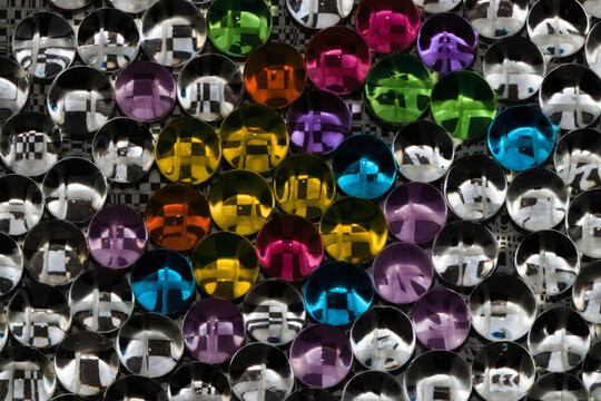 abstract colorful futuristic background, creative art design, 3d glass beads
