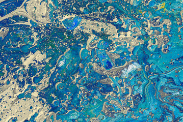 Acrylic Pour Color Liquid marble abstract surfaces Design.