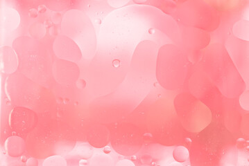 Abstract Pink water bubbles background