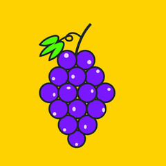grape icon vector illustration