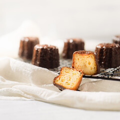Delicious Caneles photoshoot set up