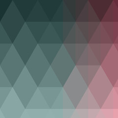 Fototapeta premium Abstract color Low-Polygones Generative Art background illustration