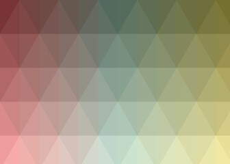 Abstract color Low-Polygones Generative Art background illustration