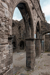 View of the Sligo abbey in Ireland