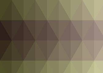 Naklejka premium Abstract color Low-Polygones Generative Art background illustration