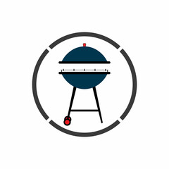 Barbecue icon vector illustration