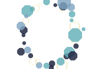 Blue Line Background White Vector. Geometric Innovation Texture. Futuristic Backdrop. Dark Blue Hexagon Concept. Cell Template.