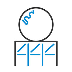 Roller Coaster Loop Icon