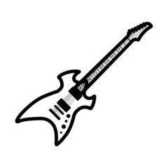 Fototapeta na wymiar Electric Guitar Icon