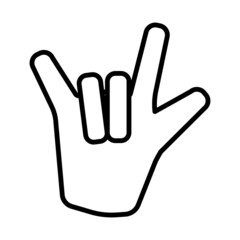 Rock Hand Icon