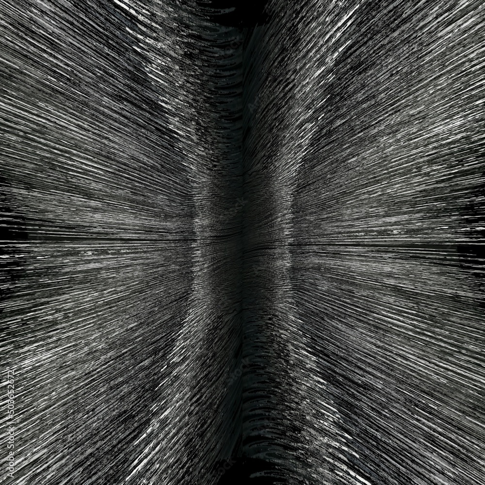 Aufkleber 3d exploding surface view in shades of grey patterns from stack of metallic plates