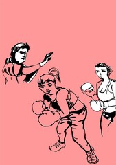 woman studying martial arts to protect yourself.
