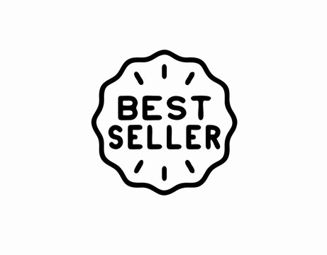 Best Seller Icon Symbol On The White Background