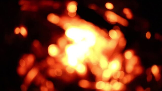 Red Lens glow flare bokeh overlays, burn flame background. For compositing over your footage, stylizing video, transitions. Defocused lamp flash rays effect. Light pulses. High quality FullHD footage
